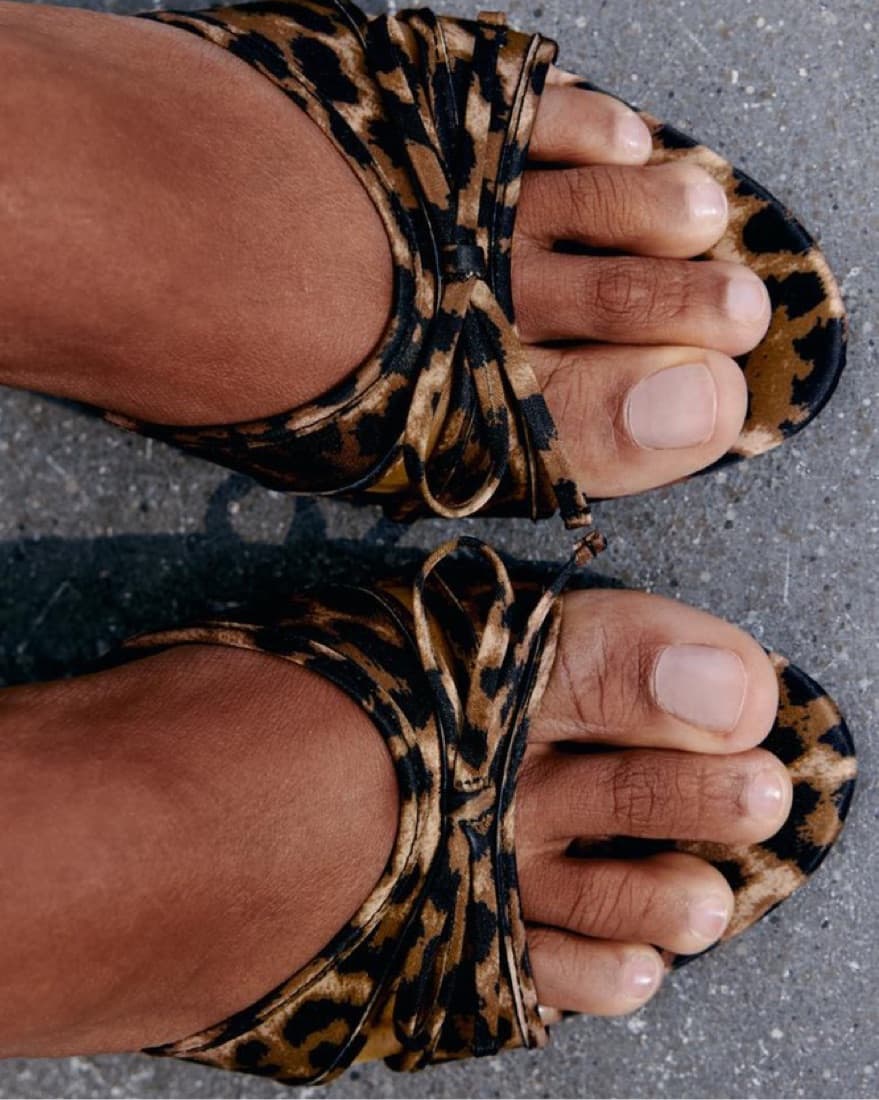 Leopoard Print Kitten Heels - Image 2