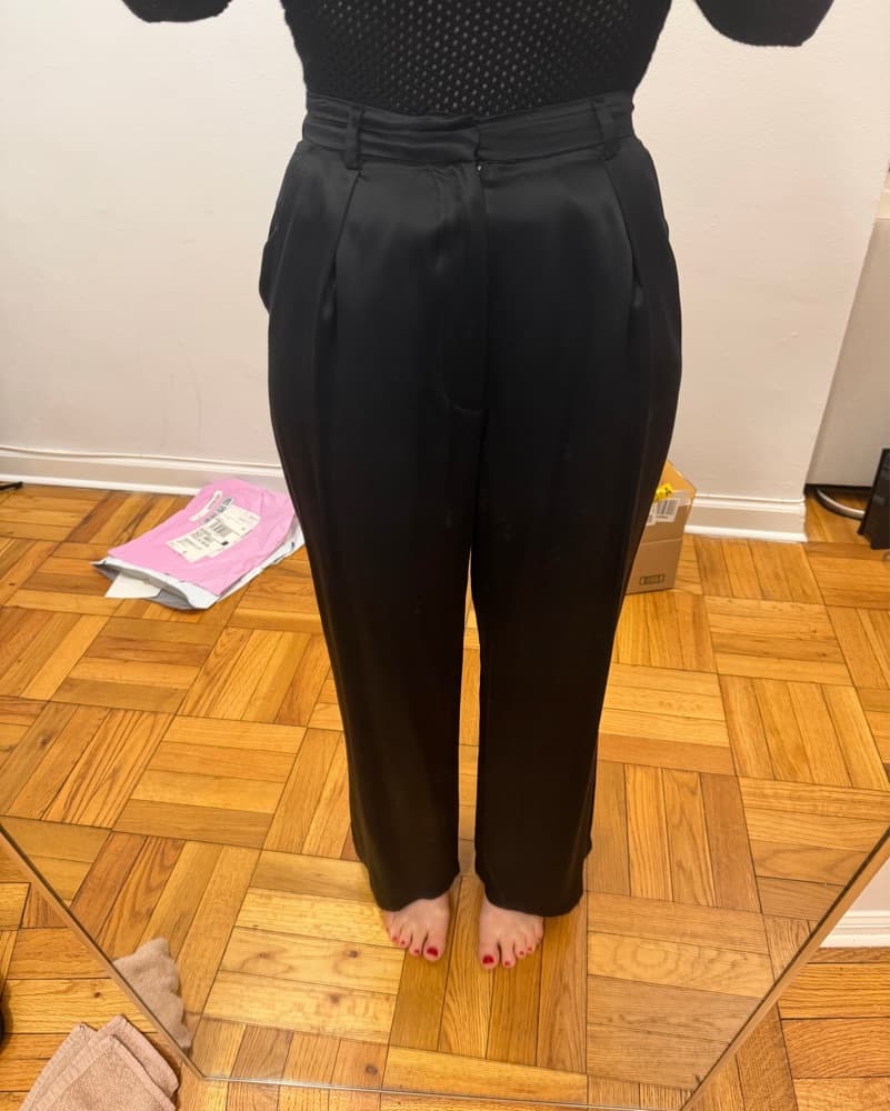 Reformation Willa Silk Pants - Date Nigh - Image 2