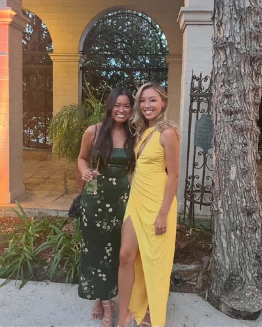 One-Shoulder Yellow Gown - Image 3