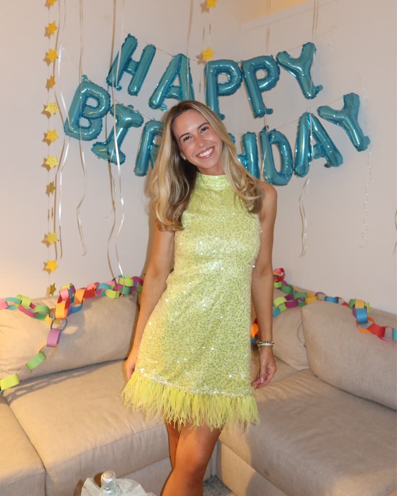AMY LYNN ESTHER GREEN SEQUIN DRESS - Image 1