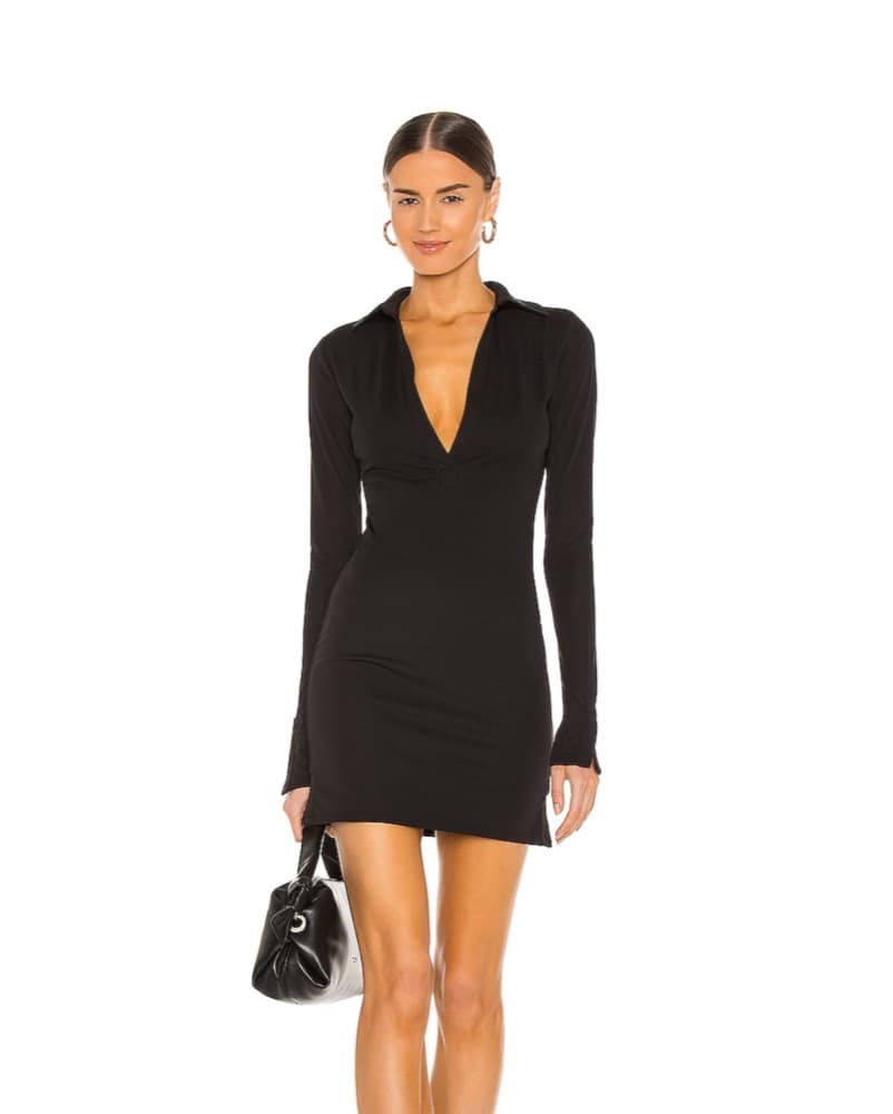 James Mini Dress In Black Revolve - Image 1