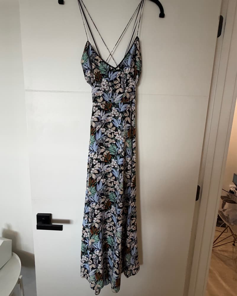 Maje Floral Midi Dress - Image 4