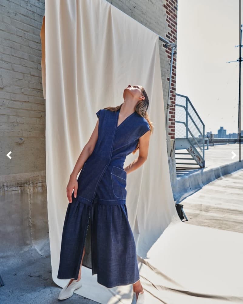 Denim Wrap dress - Image 1