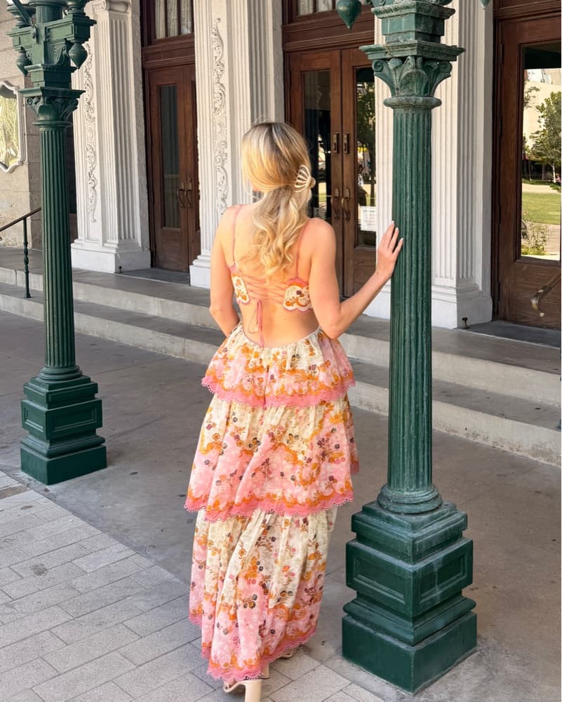 Laurel Frill Midi Dress - AU 3 - Image 1
