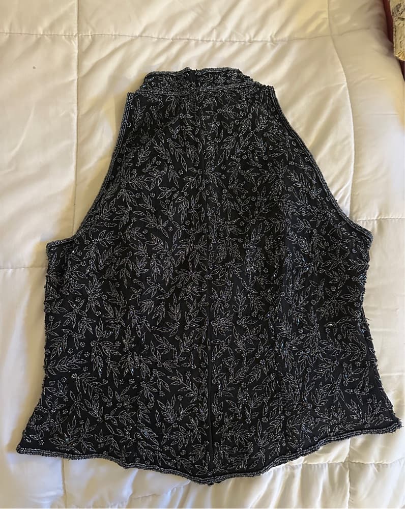 Vintage Beaded Halter Top  - Image 2