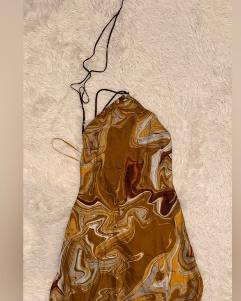 Bec & Bridge Silk Halter Dress - Image 2