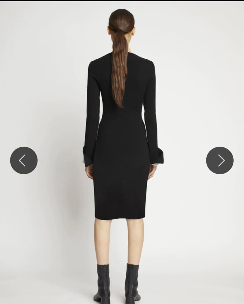 Unique Proenza Midi Dress in Black - Image 5