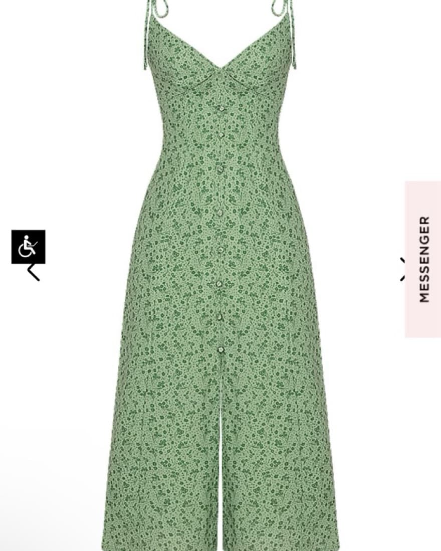 House Of CB Green Cornelia Midi Sundress - Image 5