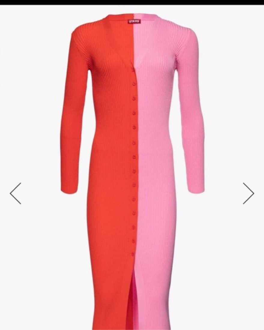 Staud Pink Two Tone Dress  - Image 3