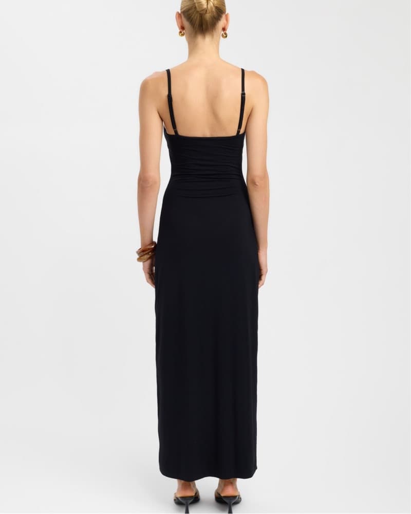 Elegant Black Maxi Dress - Image 3