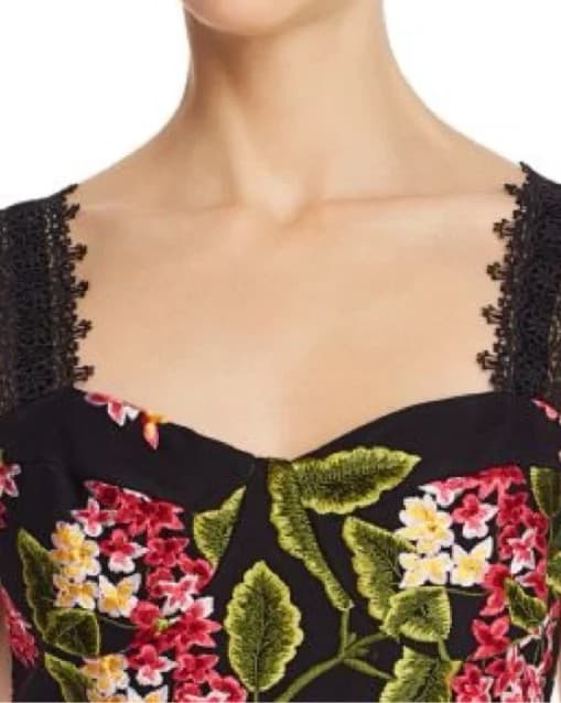 Bronx And Banco Embroidered Floral Dress - Image 4