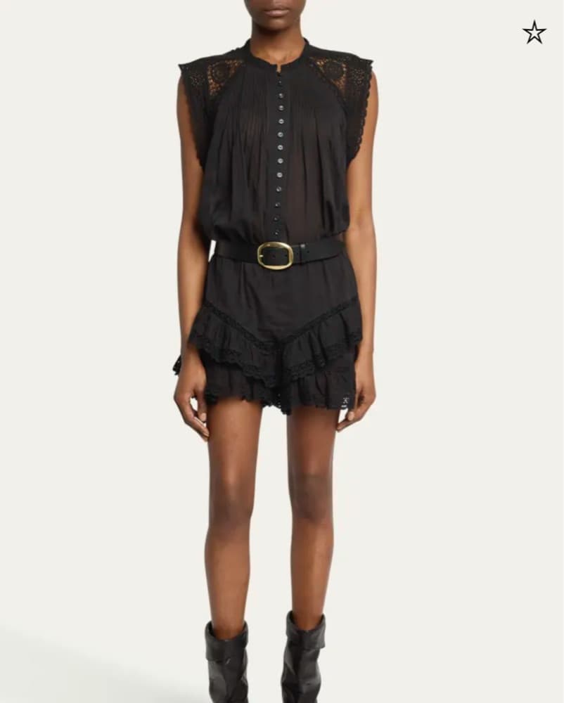Isabel Marant Geana Ruffle Shorts  - Image 1