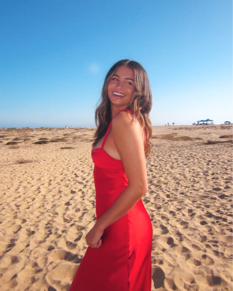 Red Zara slip dress  - Image 1