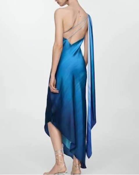 Mango Blue Gradient Dress - Image 2