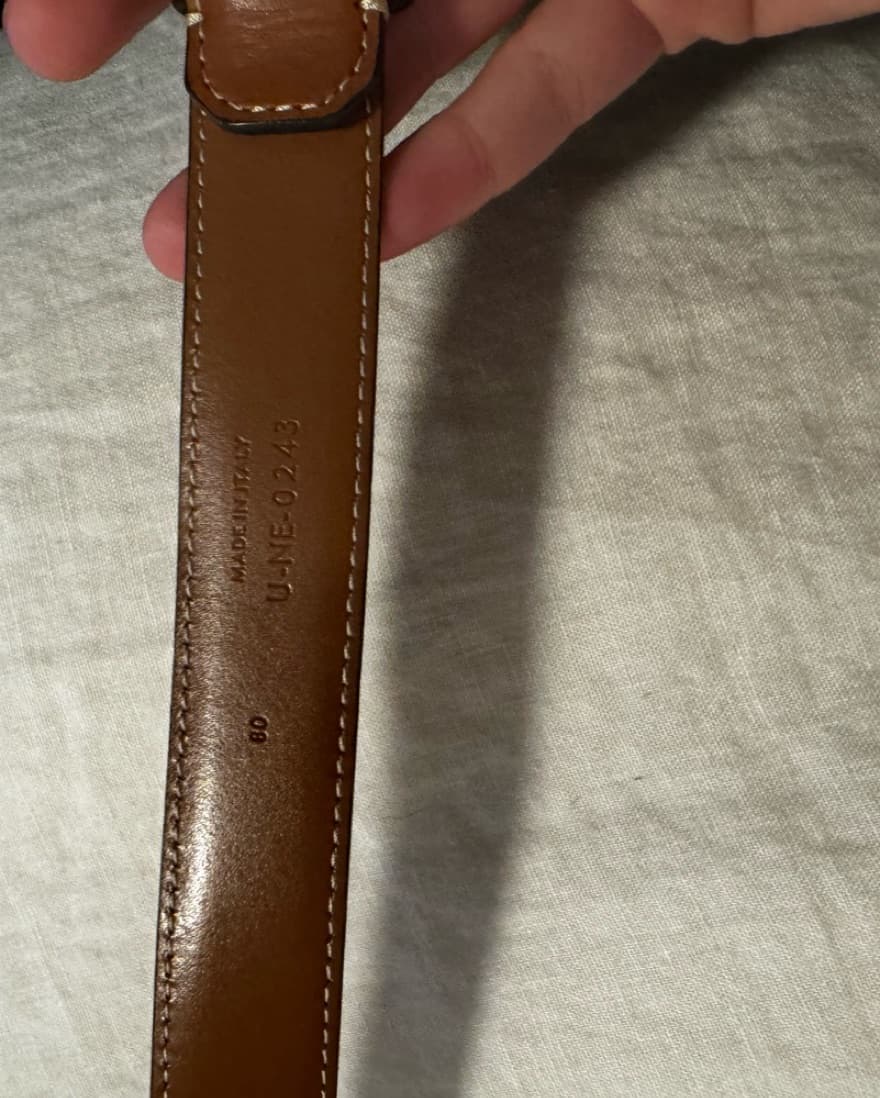 Celine Leather Belt, 80 CM  - Image 3