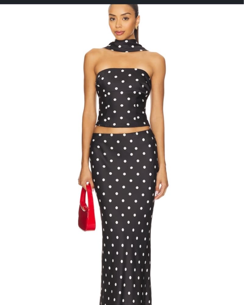 Two Piece Poka Dot Set - Image 1