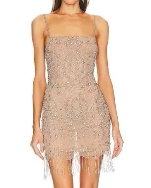 Michael Costello Beaded Dress - Image 2
