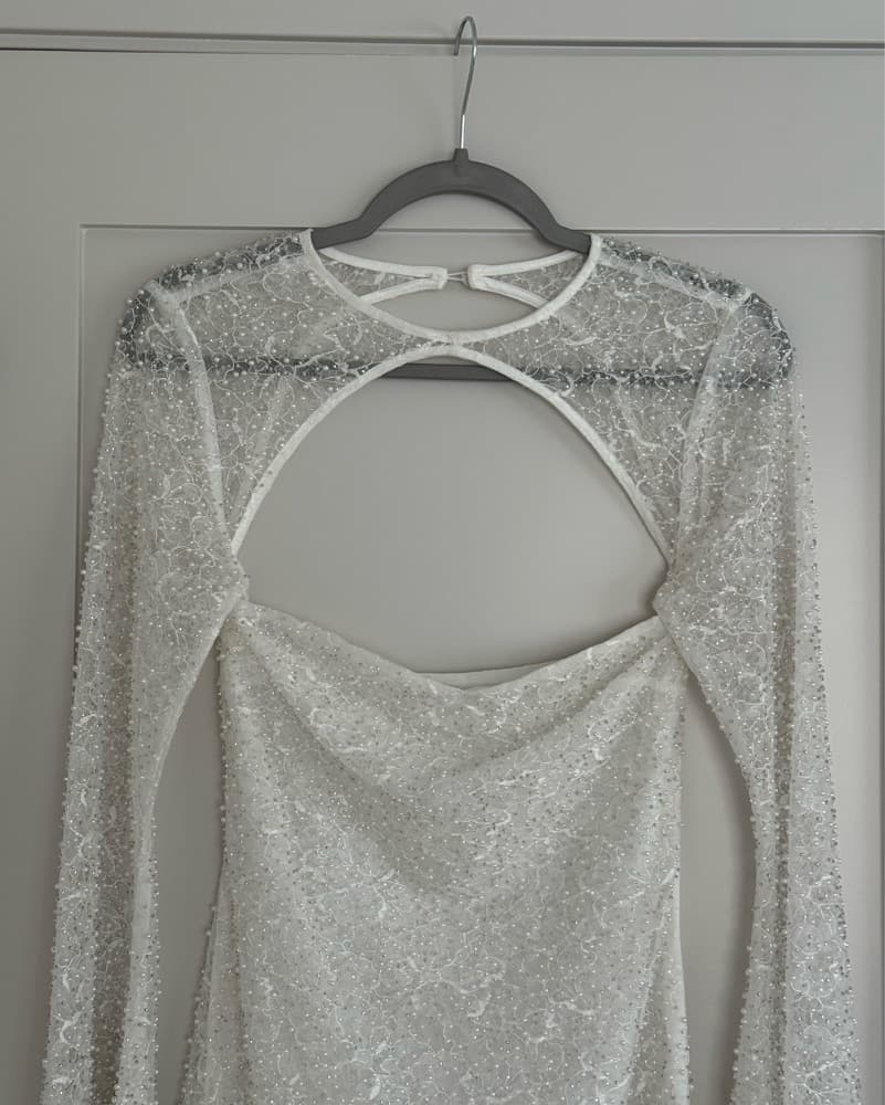 Meshki paxton White Sequin Dress - Image 6