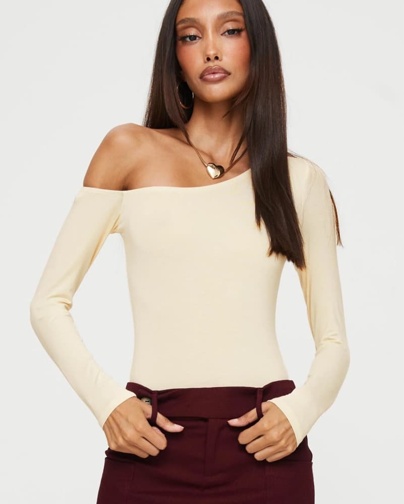 Princess Polly Cream Bodysuit  - Image 2
