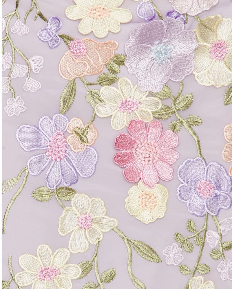 Poppin Gown Lilac Spring Floral Midi - Image 5