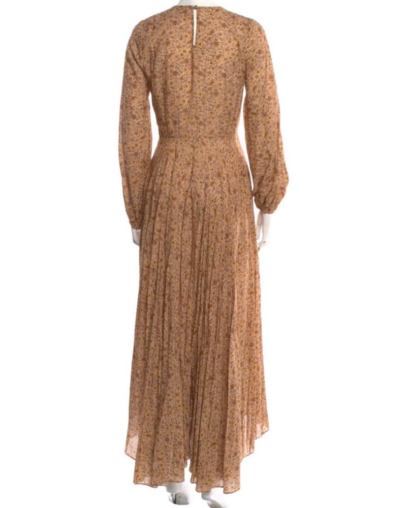 Doen Floral Maxi Dress with Puff Sleeves - Image 3
