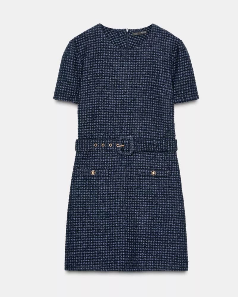Navy Mini Dress - Image 2