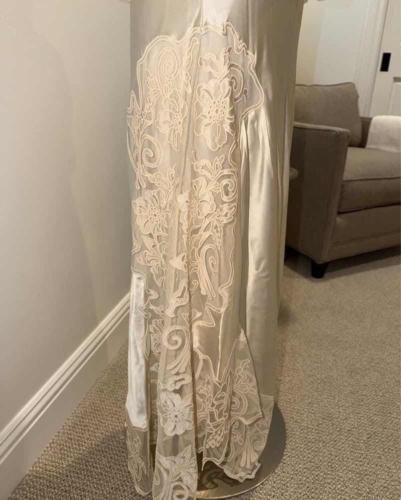 Ulla Johnson Lace Trimmed Skirt - Image 3