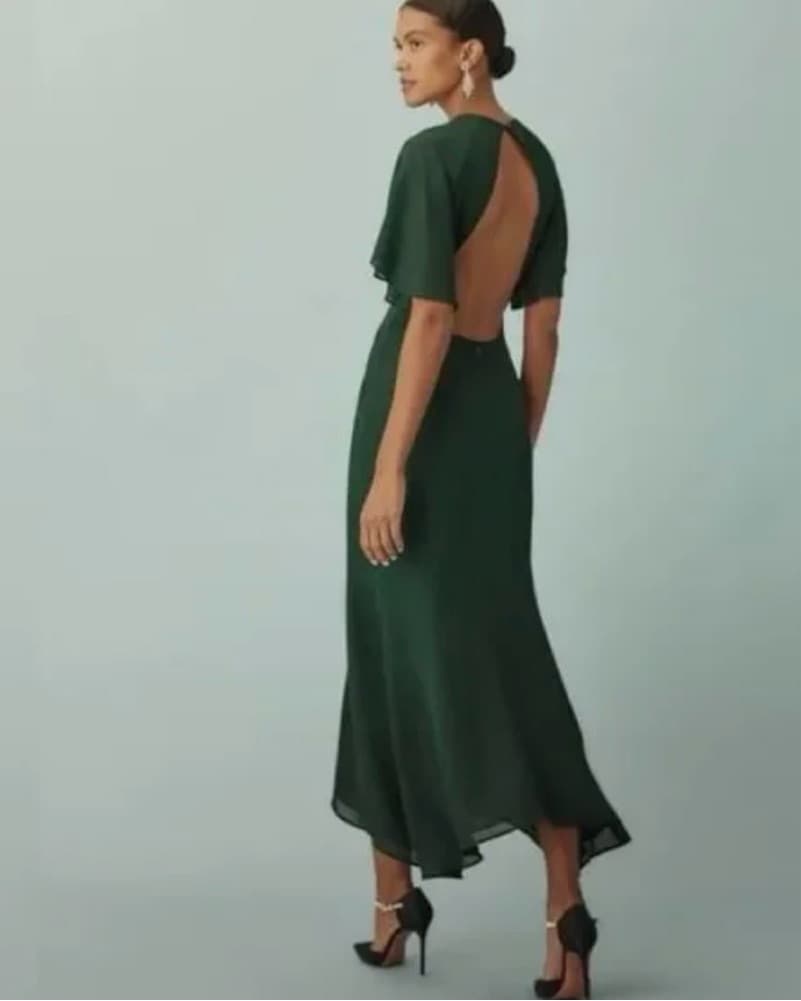 Green Reformation Dress - Image 2