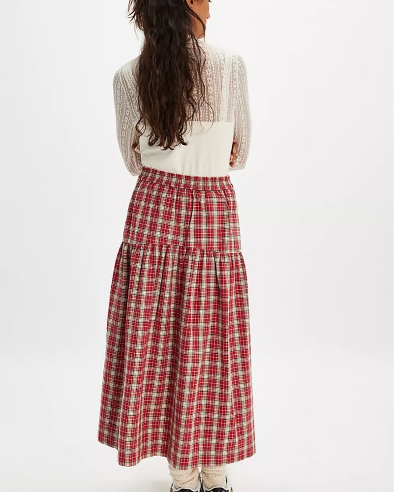Damson Madder Button skirt - Image 2