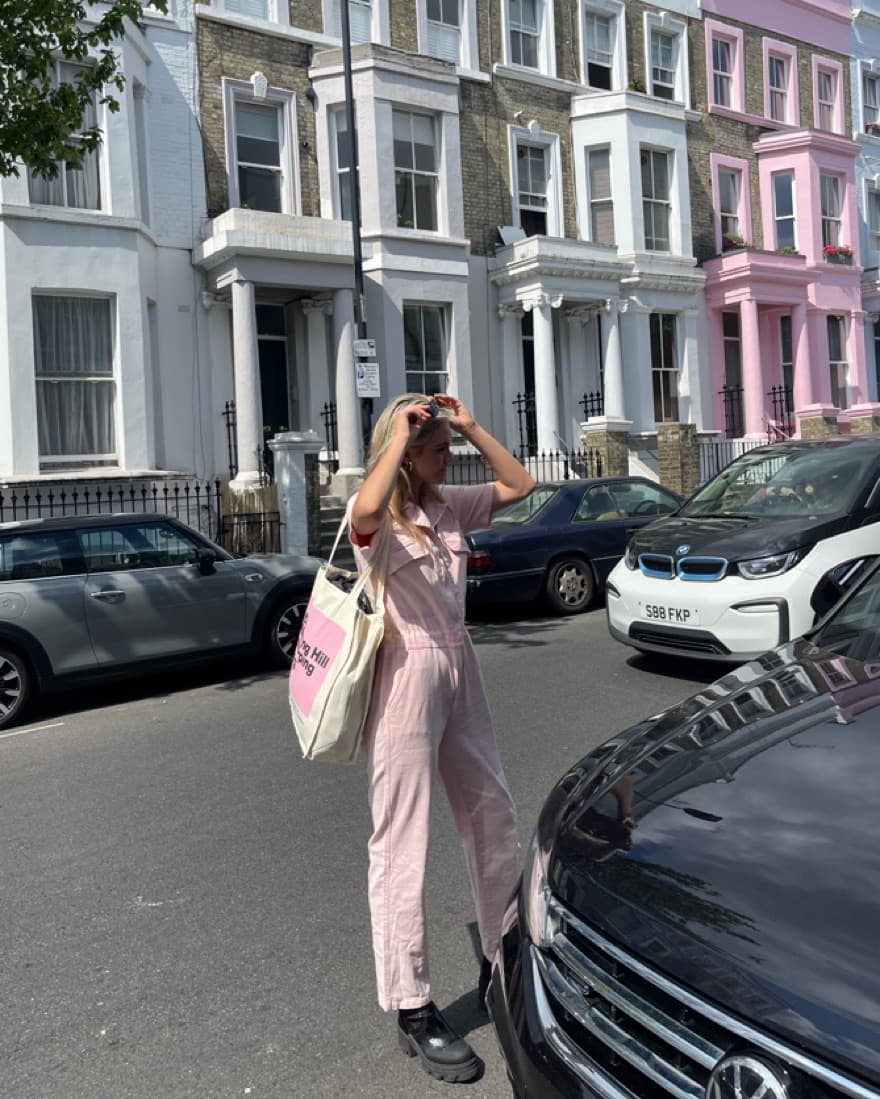Pink jumpsuit - Image 3