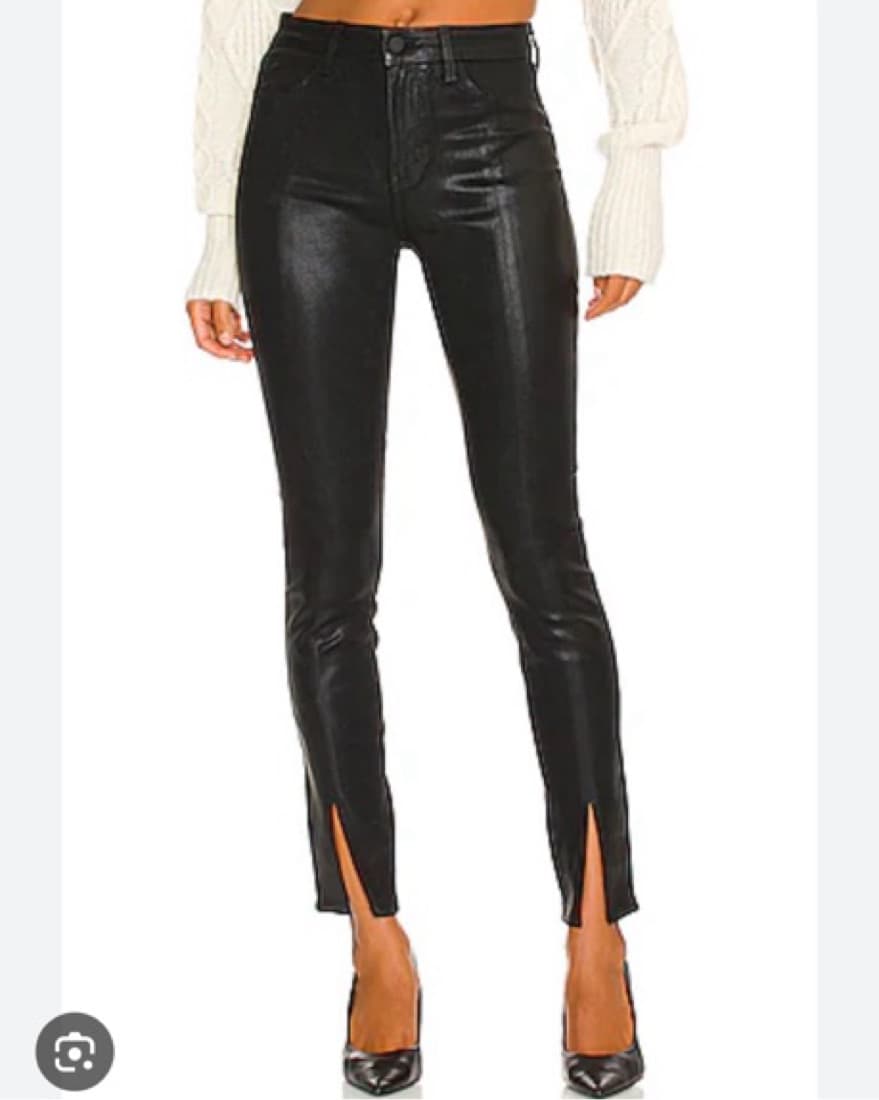 J Brand Sleek Leather Ankle Zip Pants - Image 1
