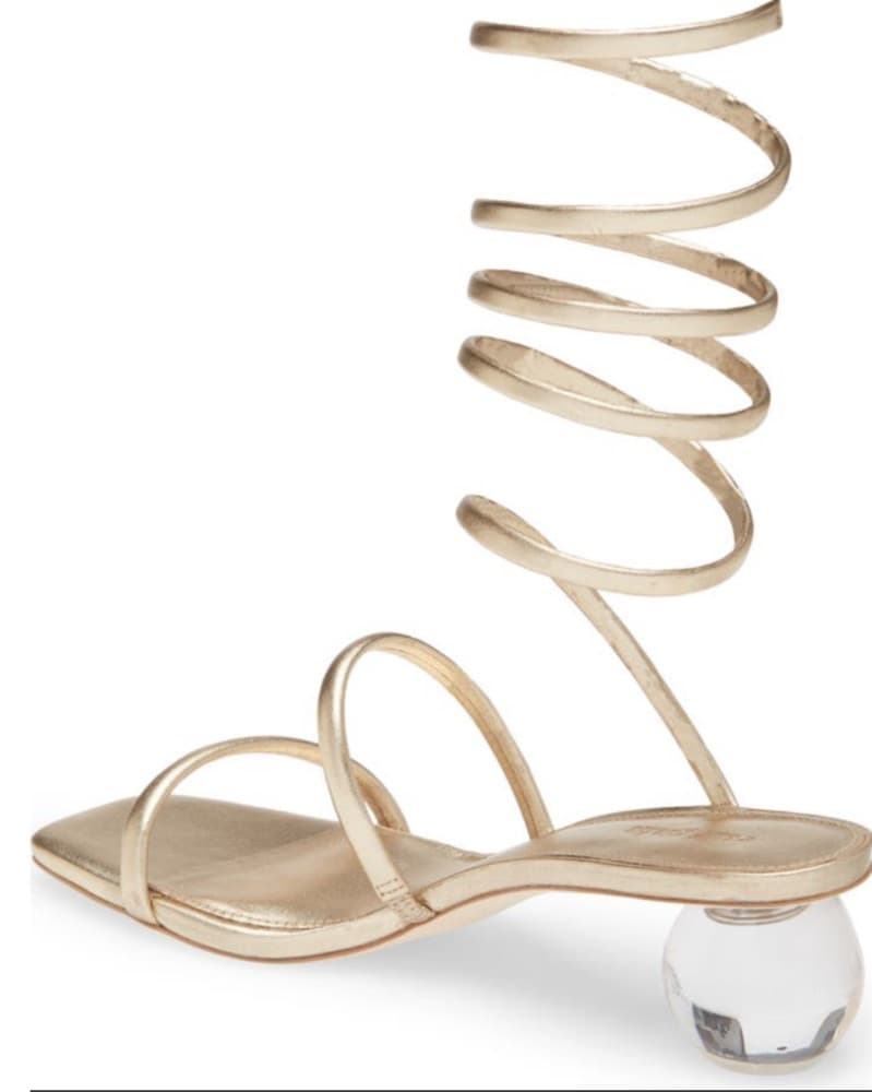Cult Gaia ‘Freya’ Spiral Ankle Wrap Heel - Image 2