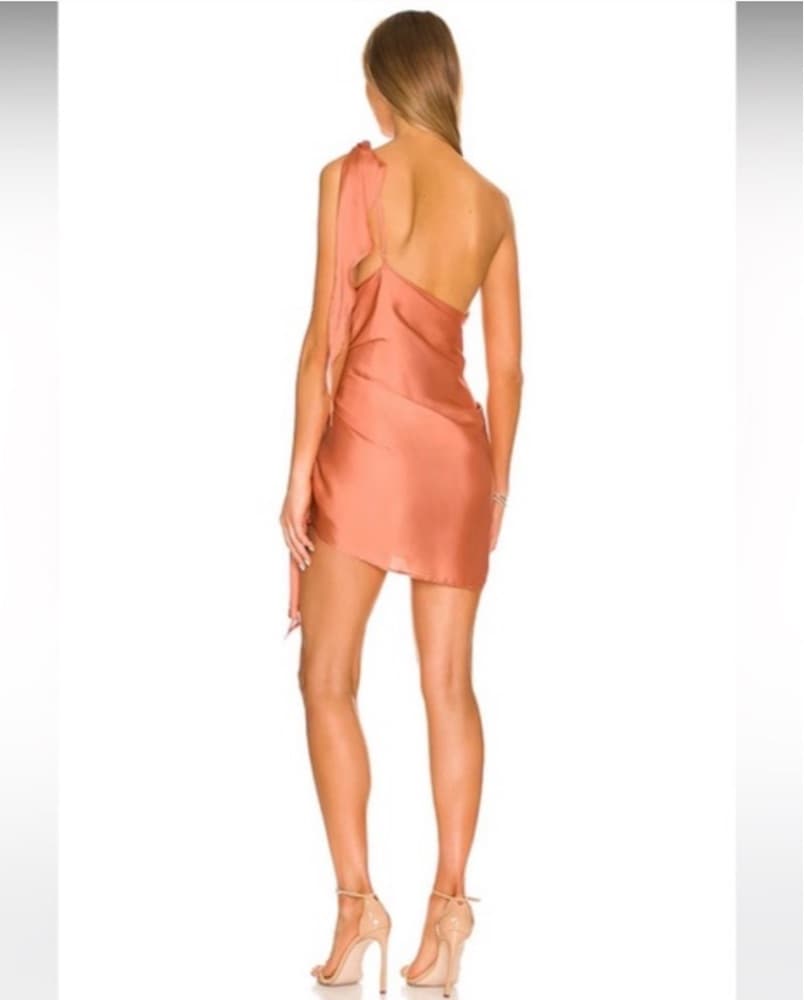 Baobab Marea Mini Dress Orange - Image 2