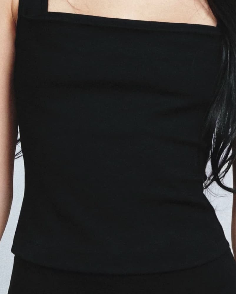 MIAOU Luna Tank Top - Black - Image 2