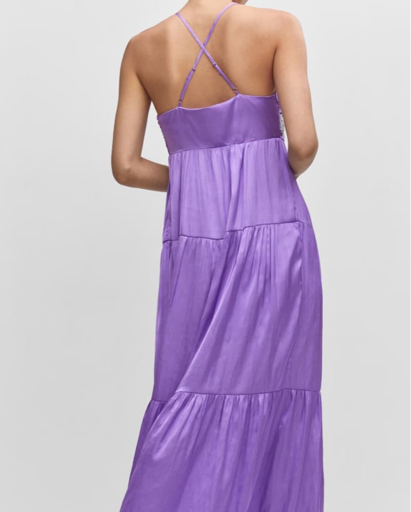 MANGO Lavender Maxi Dress - Image 4
