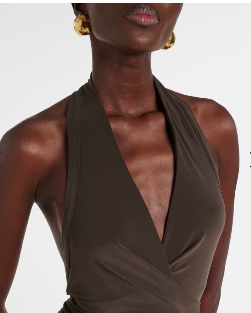 Norma Kamali Gathered Maxi Dress  - Image 4