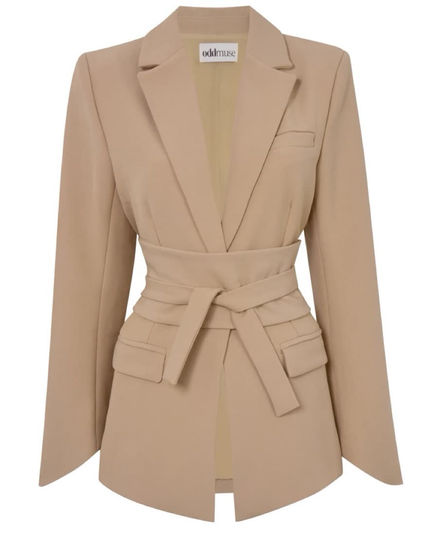 Odd Muse Blazer With Additional Belts - Image 3