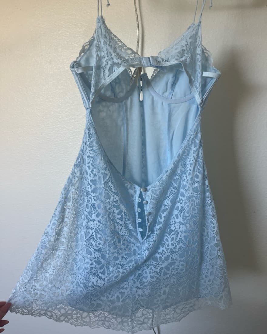 Love And lemons Creamsicle Lace Dress - Image 4