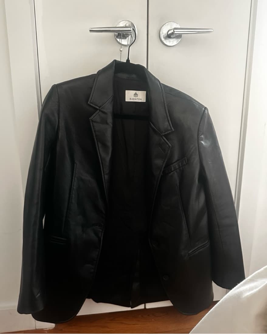 Aritiza/Babaton Vegan Leather Blazer - Image 1