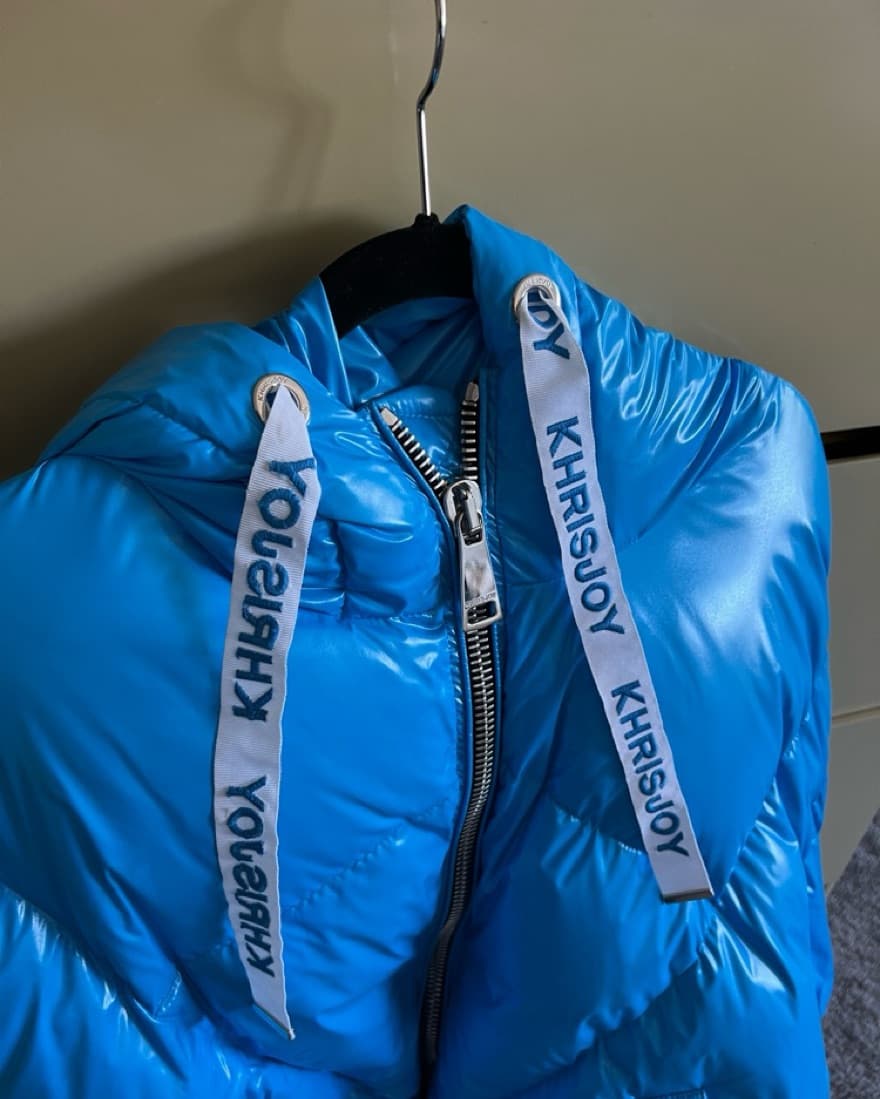 Khrisjoy Puffer Jacket In Blue  - Image 3