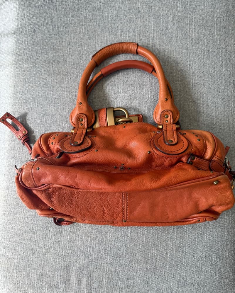 Chloe Paddington shoulder bag Tan Orange - Image 3