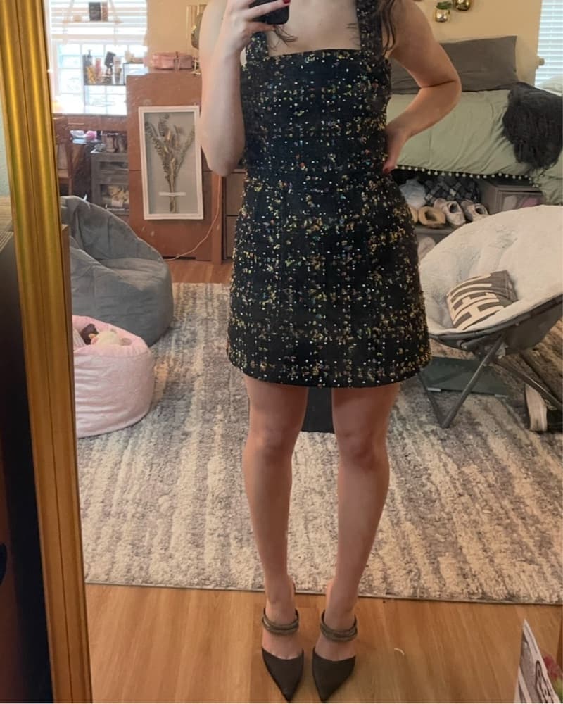 AMANDA UPRICHARD Ace Dress in Tinsel - Image 1