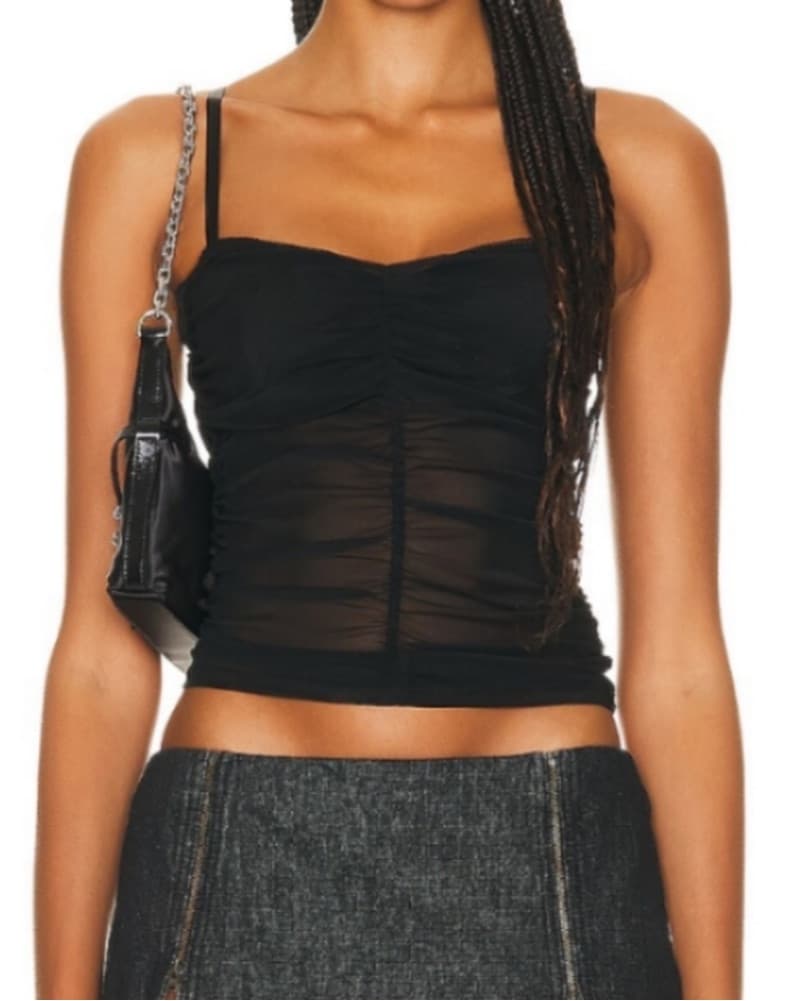 Miaou Renzo Mesh Corset Tank - Image 2