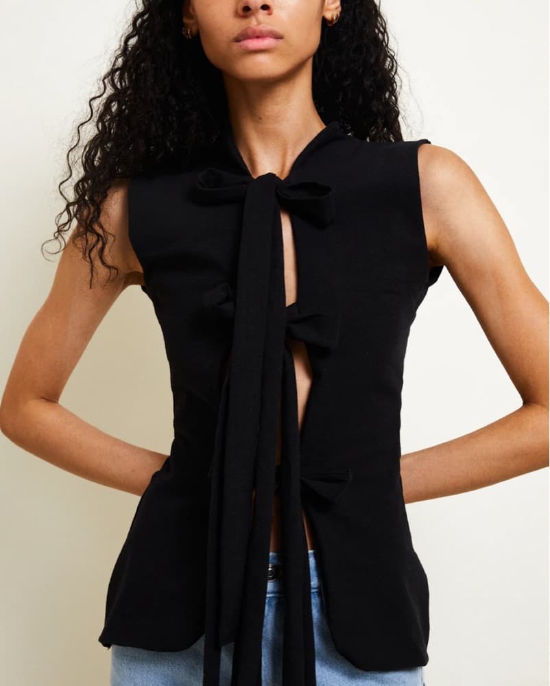 Atelier Tulpe Bow Tie Vest  - Image 2