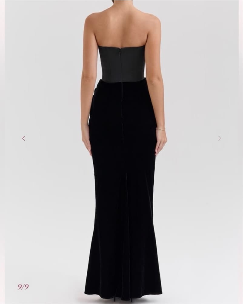 House Of CB Persephone Black Maxi Dress - Image 3