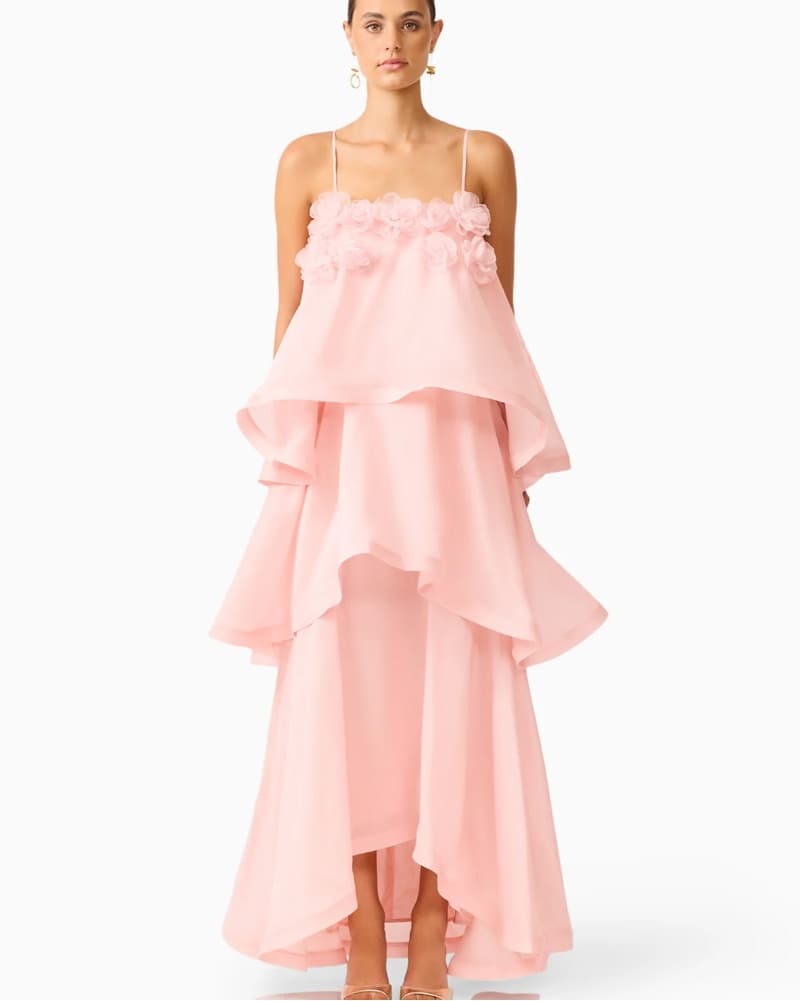 Pink Swallowtail Day To Night Maxi Dress - Image 2