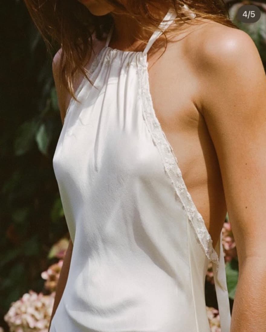 Loveshackfancy silky Gown - Image 4