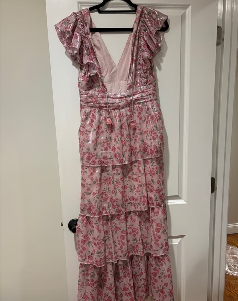 Floral Tiered Ruffle Maxi Dress - Image 1