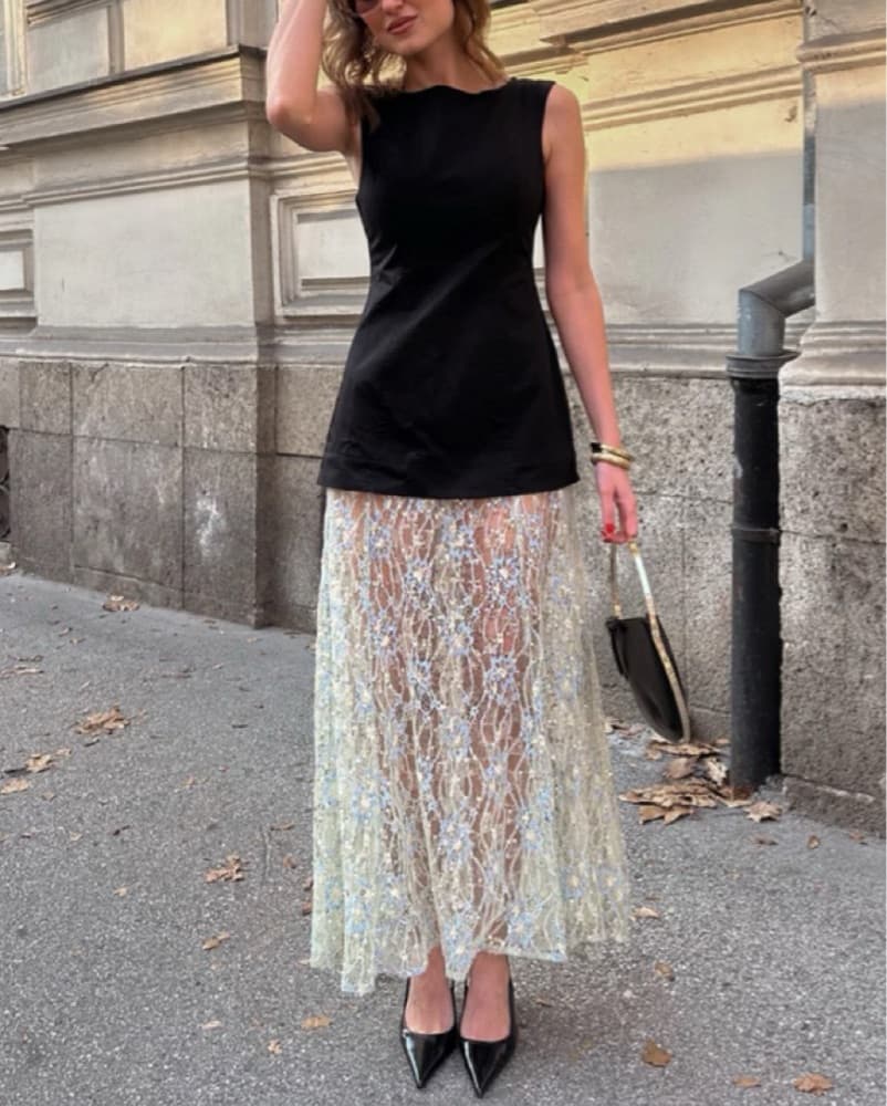 VRG GRL Robbie Sequin Maxi Dress - Image 2