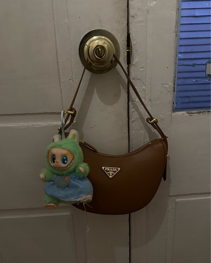  Prada Arqué small leather shoulder bag - Image 2